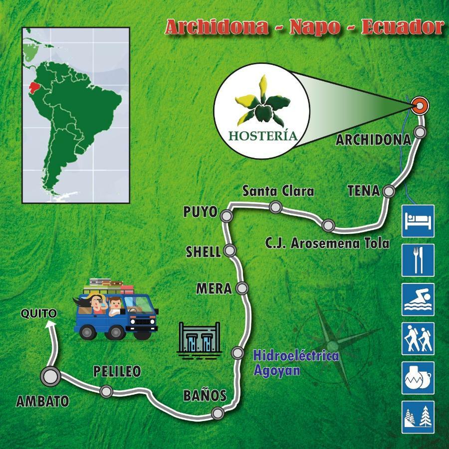 Hosteria El Paraiso De Las Orquideas Archidona Kültér fotó